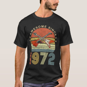 Phantastisch Seit 1972 Vintag 1972 50. Geburtstag T-Shirt