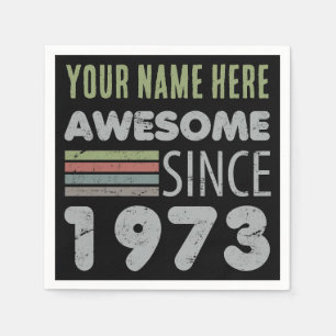 Phantastisch seit 1973 50. Geburtstag Serviette