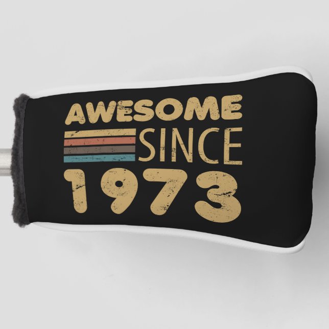 Phantastisch seit 1973 50. golf headcover (Vorderseite)