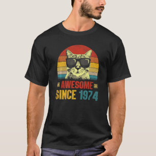 Phantastisch seit 1974 49. Geburtstagskatze Lover T-Shirt