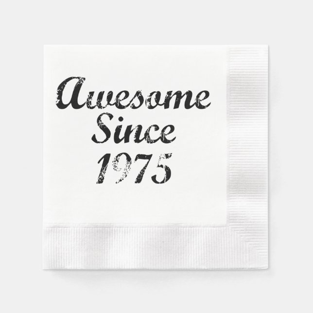 Phantastisch seit 1975 serviette (Vorderseite)