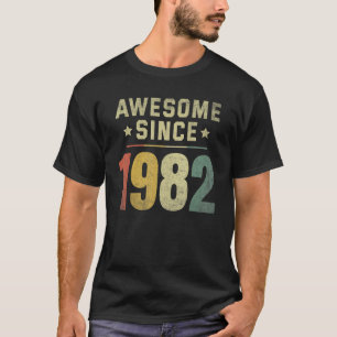 Phantastisch seit 1982 40. Geburtstag Retro Männer T-Shirt
