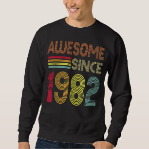 Phantastisch seit 1982 40. Geburtstag Retro Sweatshirt