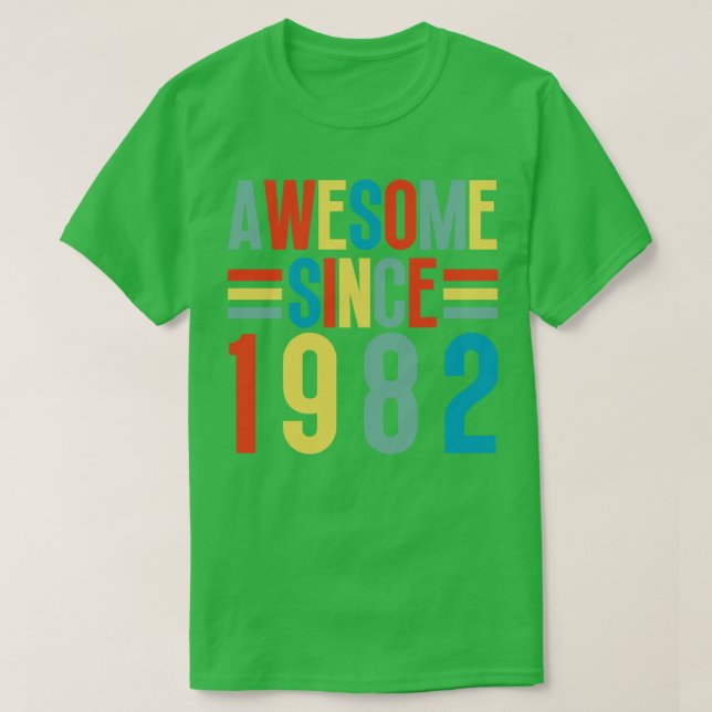 Phantastisch seit 1982 5 T-Shirt (Design vorne)