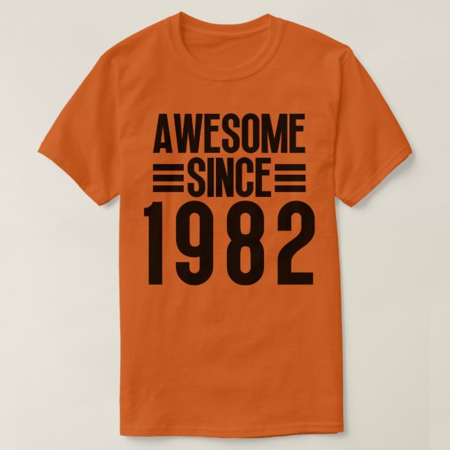 Phantastisch seit 1982 7 T-Shirt (Design vorne)