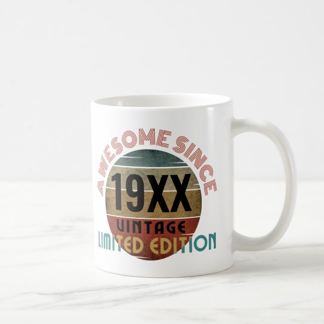 PHANTASTISCH SEIT 19XX BESCHRÄNKTE AUSGABE KAFFEETASSE (Rechts)