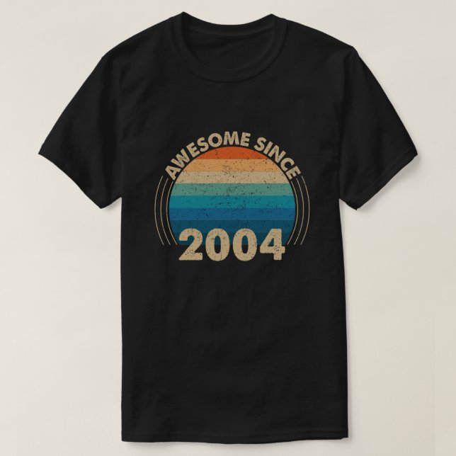 Phantastisch seit 2004 T-Shirt (Design vorne)