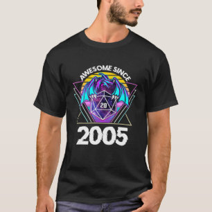 Phantastisch seit 2005 Tabletop RPG Dragon D20 16t T-Shirt