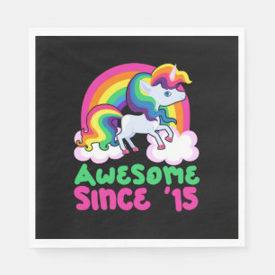 Phantastisch seit 2015 Einhorn Serviette