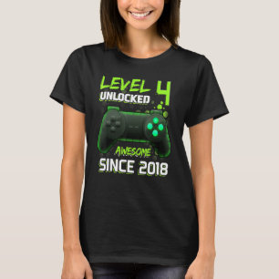 Phantastisch seit 2018 Level 4 - Video Games Co T-Shirt