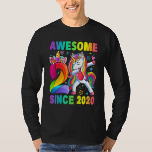 Phantastisch seit 2020 Dabbing Einhorn 2. Geburtst T-Shirt