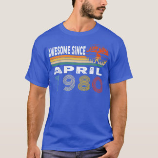 Phantastisch seit April 1980 T-Shirt