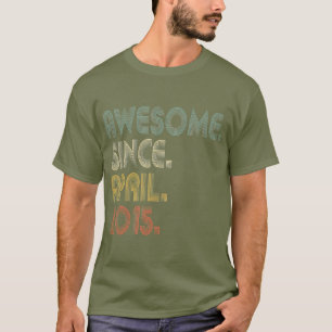 Phantastisch seit April 2015 6. Geburtstag 6 Jahre T-Shirt