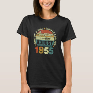 Phantastisch Seit August 1955 67. Geburtstag T-Shirt