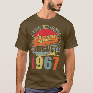 Phantastisch seit August 1967 55 Jahre alt 55. Geb T-Shirt