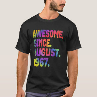 Phantastisch seit August 1967 56 Jahre alt 56 Jahr T-Shirt
