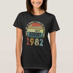 Phantastisch seit August 1982 40 Jahre alt 40 Jahr T-Shirt