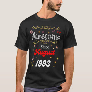 Phantastisch seit August 1993 Geburtstagsfeiern Bl T-Shirt