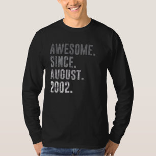 Phantastisch Seit August 2002 20. Geburtstag Vinta T-Shirt