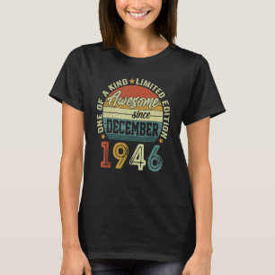 Phantastisch seit Dezember 1946 76 Jahre alt 76. G T-Shirt