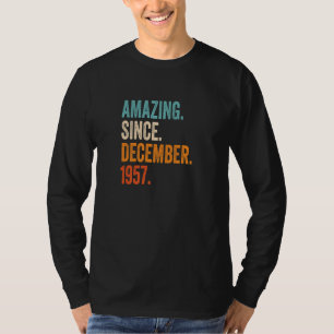Phantastisch seit Dezember 1957 65. Geburtstagsprä T-Shirt