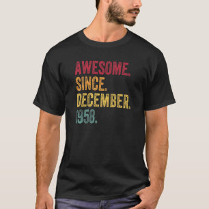 Phantastisch Seit Dezember 1958 64. Geburtstag 64 T-Shirt