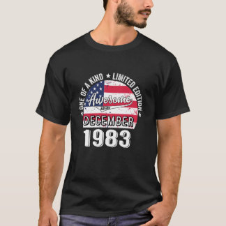 Phantastisch Seit Dezember 1983 Vintag 40 Jahre al T-Shirt