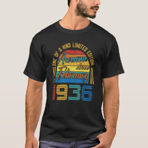 Phantastisch seit Februar 1936 87 Jahre alt 87. Ge T-Shirt