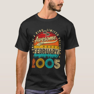 Phantastisch seit Februar 2005 18 Jahre alt 18 Jah T-Shirt
