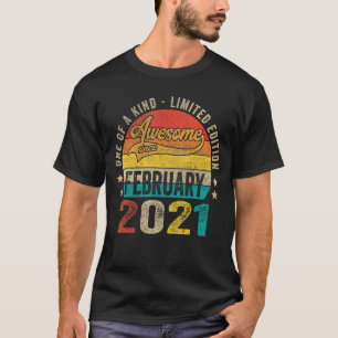 Phantastisch seit Februar 2021 2 Jahre alt 2. Gebu T-Shirt