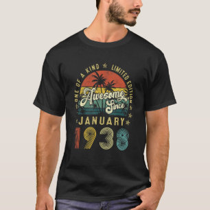 Phantastisch seit Januar 1938 85 Jahre alt 85 Jahr T-Shirt