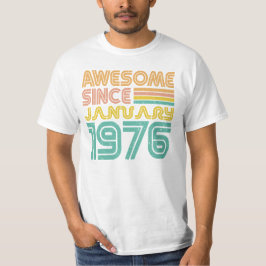 Phantastisch seit Januar 1976, Geburtsjahr T-Shirt