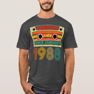 Phantastisch seit Januar 1988 36 Jahre alt 36 Jahr T-Shirt