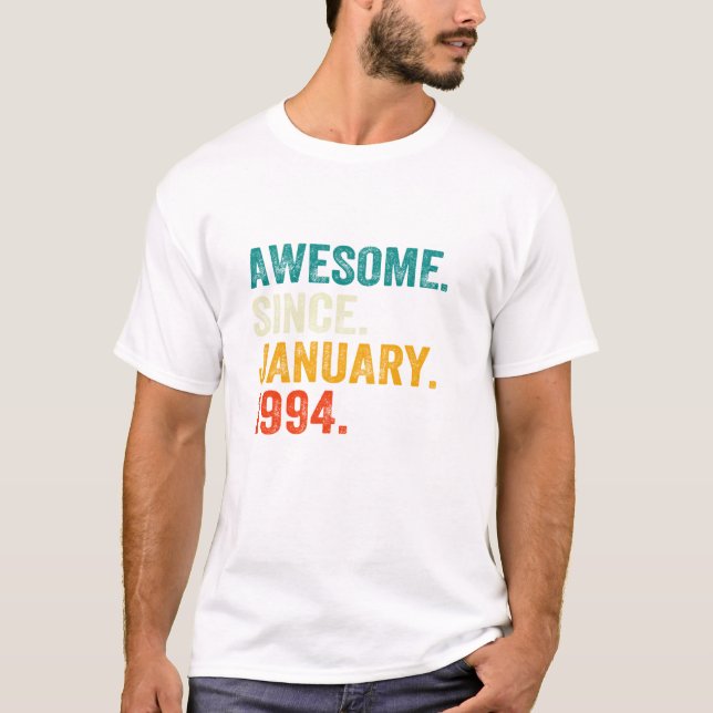 Phantastisch seit Januar 1994 T-Shirt (Vorderseite)
