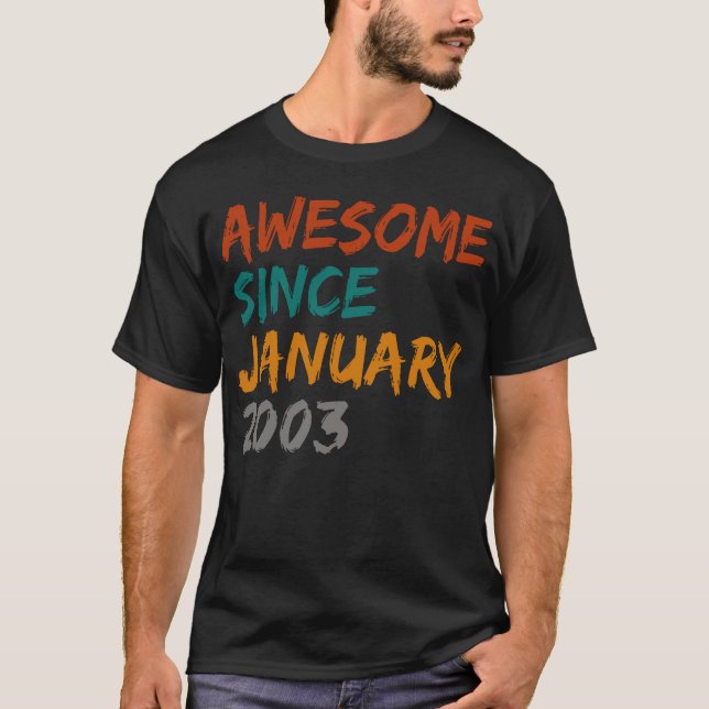 phantastisch seit Januar 2003 T-Shirt (Vorderseite)