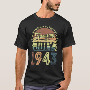 phantastisch seit Juli 1943 80 Jahre T-Shirt