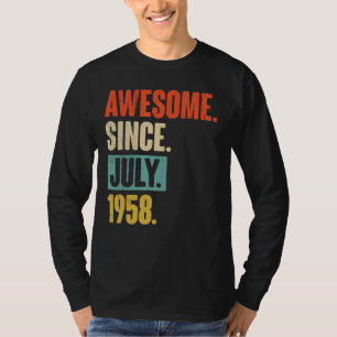 Phantastisch seit Juli 1958 64 Jahre 64 Geburtstag T-Shirt