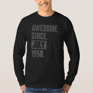 Phantastisch seit Juli 1958 64 Jahre 64 Geburtstag T-Shirt