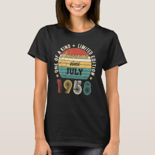 Phantastisch seit Juli 1958 U2013 Glückwunsch Gebu T-Shirt
