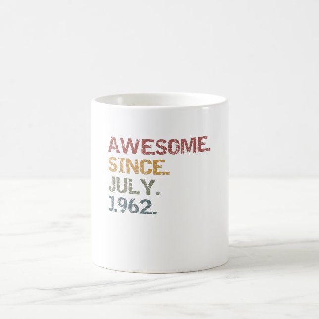 phantastisch seit Juli 1962 Kaffeetasse (Mittel)