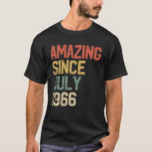 Phantastisch seit Juli 1966 Männer Frauen 55. Gebu T-Shirt