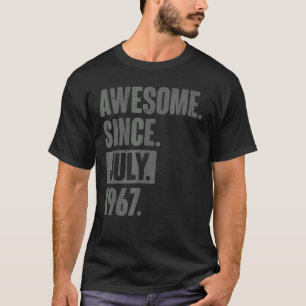 Phantastisch seit Juli 1967 55 Jahre alt 55. Gebur T-Shirt