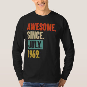 Phantastisch seit Juli 1969 53 Jahre 53 Geburtstag T-Shirt