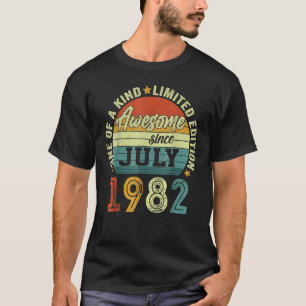 Phantastisch seit Juli 1982 40 Jahre alt 40. Gebur T-Shirt