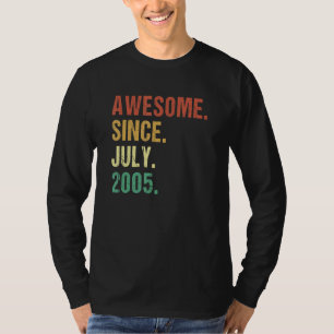 Phantastisch seit Juli 2005 17. Geburtstag 17. T-Shirt