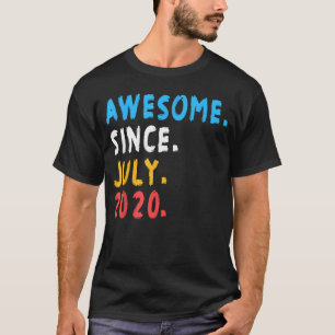 Phantastisch seit Juli 2020 3 Jahre alt 3. Geburts T-Shirt