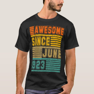 Phantastisch seit Juni 1923 Vintag 99. Männer und T-Shirt