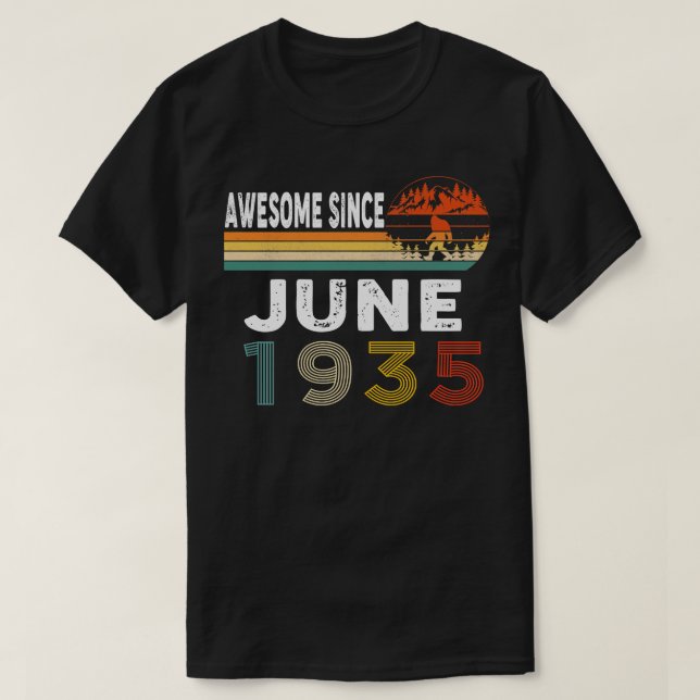 Phantastisch seit Juni 1935 T-Shirt (Design vorne)