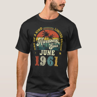 Phantastisch seit Juni 1961 Vintag 61. Geburtstag T-Shirt