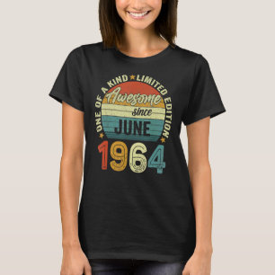 Phantastisch seit Juni 1964 58 Jahre alt 58. Gebur T-Shirt